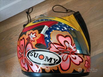 Casco integrale moto Hawaiian Flower