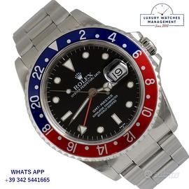 ROLEX GMT Master I 16700 Pepsi bezel Luminova 1998