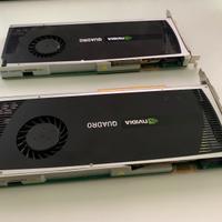 2 schede video Nvidia Quadro 4000