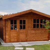 CASETTA DI LEGNO ISABELLA 4x4x2,4m 34 mm spessore