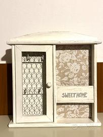 Armadietto shabby portachiavi