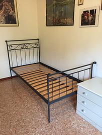 Letto singolo in ferro battuto Cantori