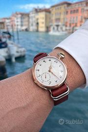 ZENITH Argento 51mm Oversize Tasca→Polso Oro