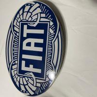 Scatola Latta Ovale d'epoca Fiat