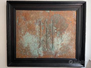 Quadro - Tagli su rame – Ispirato a Lucio Fonta