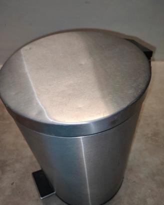 Secchio pattumiera in acciaio inox con pedale 