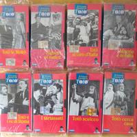 VHS SERIE 8 FILM TOTO' SIGILLATI