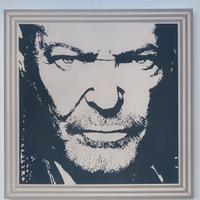 Quadro in vetro vasco rossi