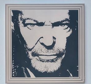 Quadro in vetro vasco rossi