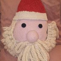 Babbo Natale realizzato a mano all’uncinetto