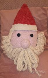 Babbo Natale realizzato a mano all’uncinetto