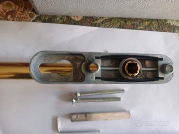 3 confezioni maniglie cromate satinate 
