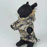 Giubbotto invernale mimetico per cane