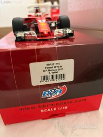 VETTEL BBR 1/18 WINNER MONACO GP