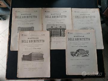 manuale dell' architetto anno 1896