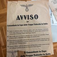 Manifesto di avviso tedesco - AVVISO