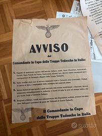 Manifesto di avviso tedesco - AVVISO