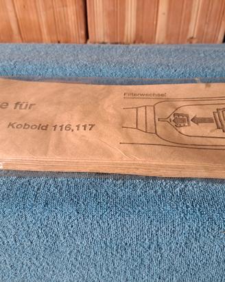 12 SACCHETTI FOLLETTO PER VK 117 VK 116 IN CARTA 