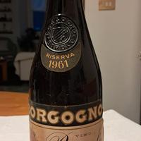 lotto di vini storici20 bottiglie)annata 1961/1989