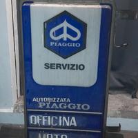 Isegna Piaggio Servizio bifacciale luminosa
