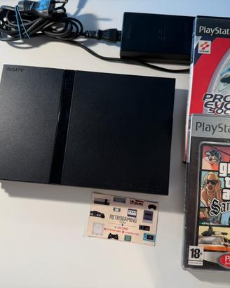 PlayStation 2 Slim Completa GTA + Pes 1