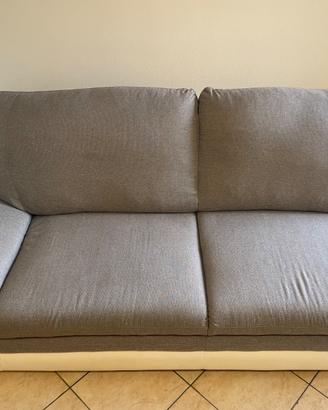 Divano 3 posti mondo convenienza-grigio