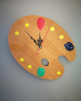 Orologio tavolozza colori