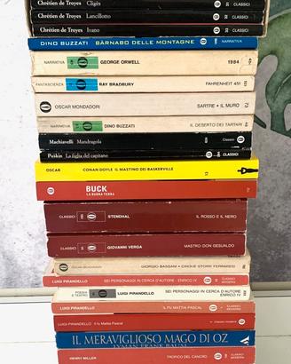 Romanzi classici edizioni Mondadori