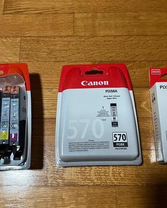 Cartucce originali canon 570/571