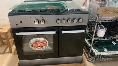 Cucina 5 fuochi forno elettrico portabombola