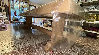 Tavolo in quercia artigianale