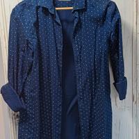 camicia blu