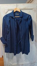 camicia blu