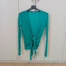 Cardigan estivo cotone Intimissimi - Verde Acqua S