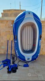 Kit Mare Completo: Gommone e Remi + Kit Snorkeling