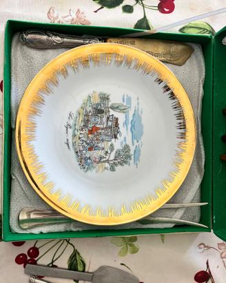 Piatto pique nique con posate