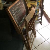 banco scolastico giocattolo 