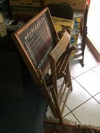 banco scolastico giocattolo 