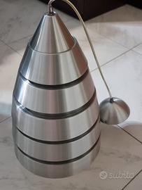 Lampadario a sospensione in alluminio 