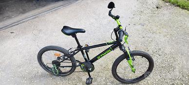 Bicicletta 20"  con specchietto e cavalletto