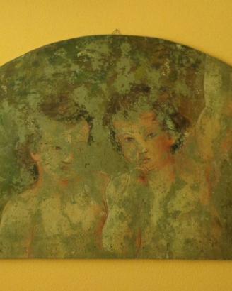 Amorini/Putti - Strappo d'Affresco 98 x 48,50