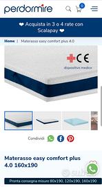 Materasso easy comfort plus Per dormire 