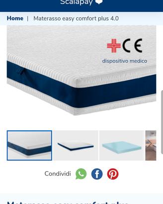 Materasso easy comfort plus Per dormire 