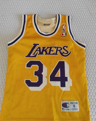 Jersey NBA Lakers O'Neal 34
