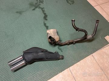 Scarico originale honda transalp xl 650