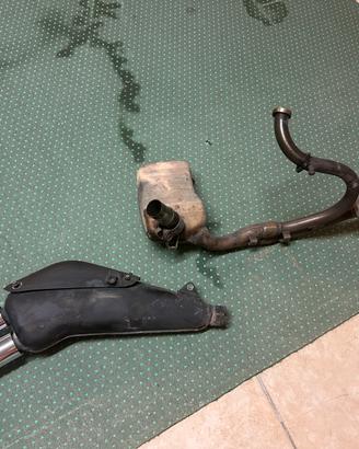 Scarico originale honda transalp xl 650