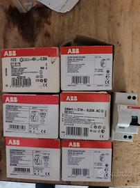 interruttori differenziale magnetotermico  abb