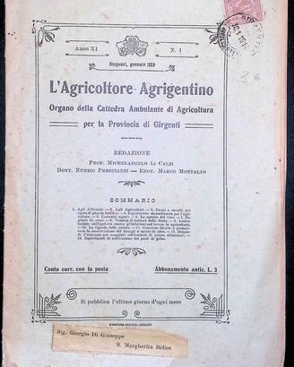 floreale su plico giornale