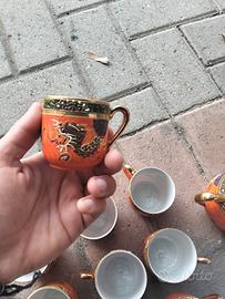Set caffè in porcellana Giapponese 
