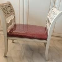 panca imbottita shabby 